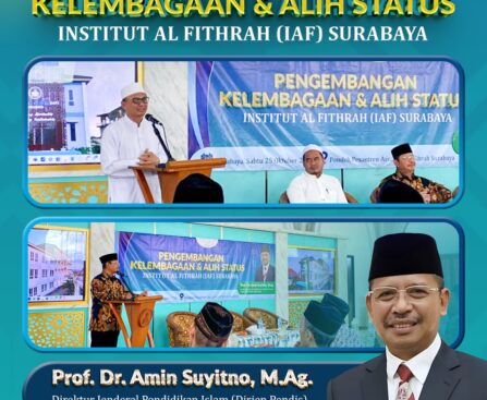 Sosialisasi Pengembangan Kelembagaan dan Alih Status Bersama Dirjen Pendis Kemenag RI