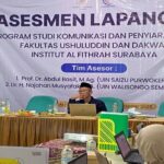 Prodi KPI IAF Surabaya Menjalani Asesmen Lapangan Perdana LAMSPAK