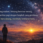 Tahun baru datang, membuka lembaran baru,