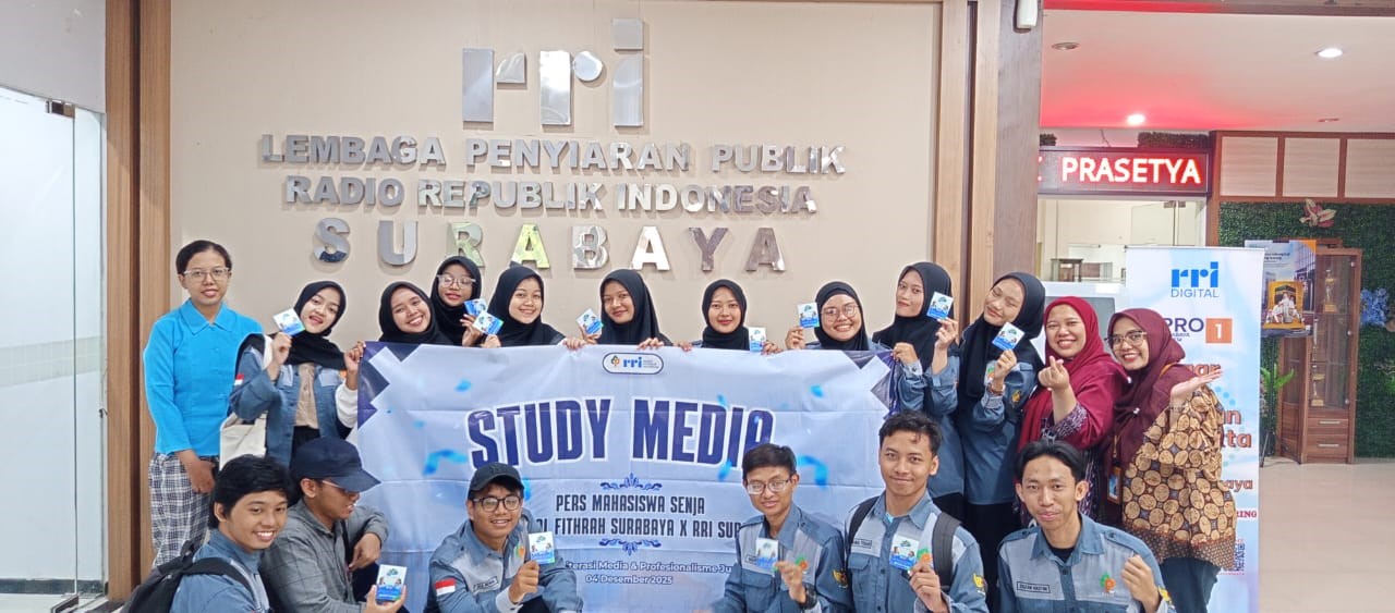 Gelar Studi Media ke RRI Surabaya