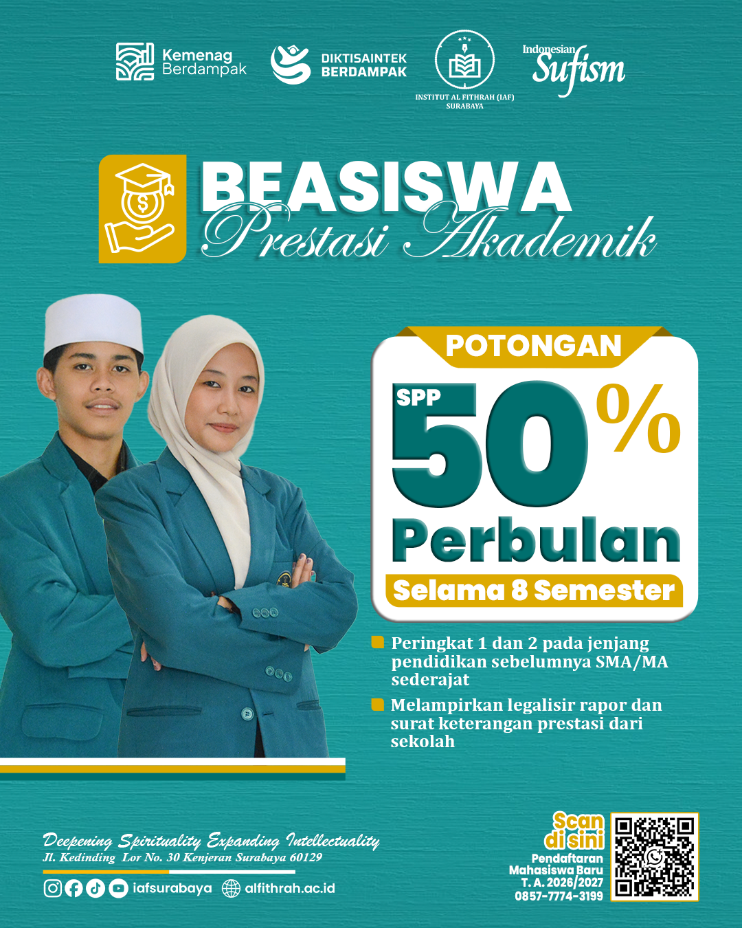 Beasiswa Prestasi Akademik IAF Surabaya