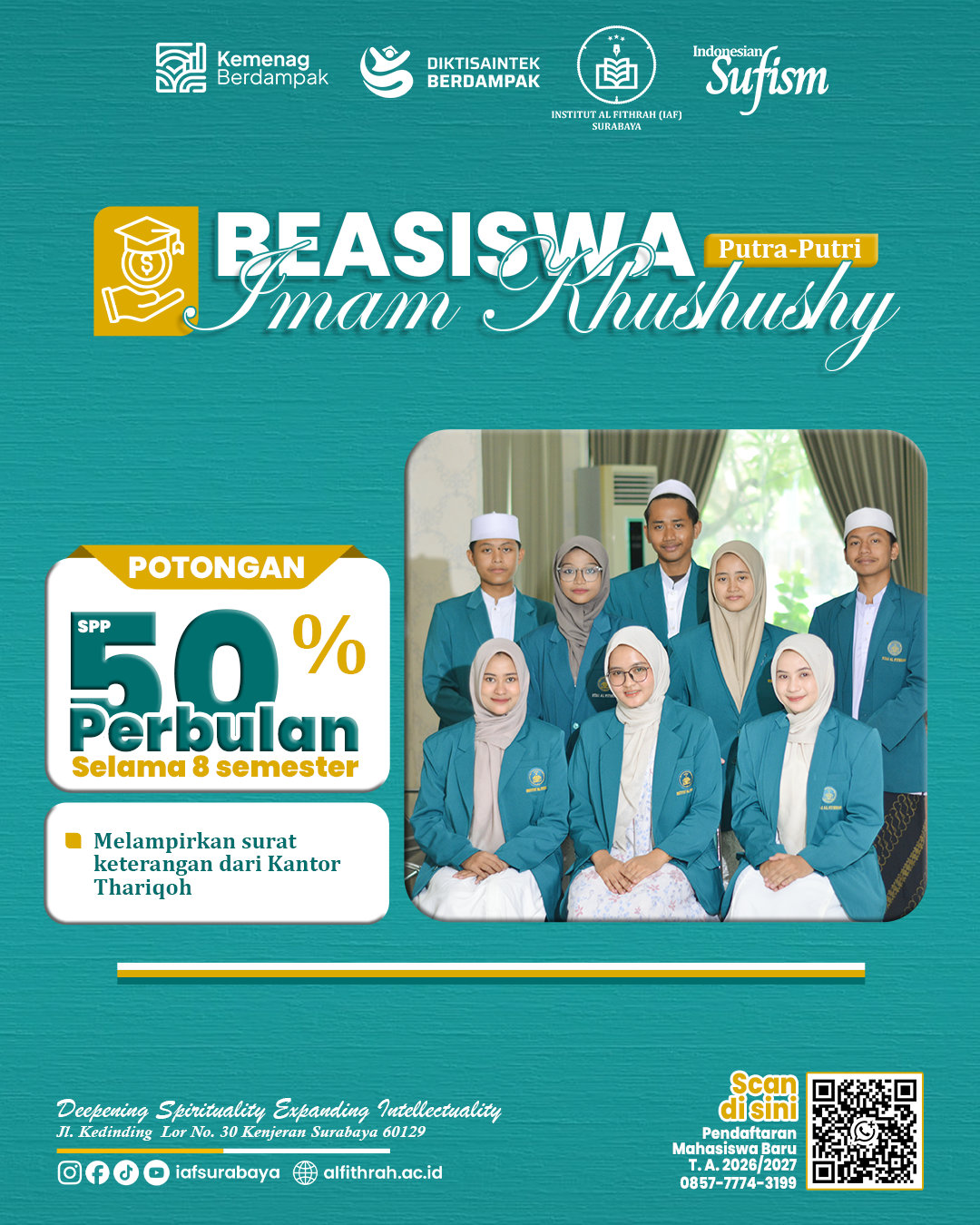 Beasiswa Imam Khususi Putra–Putri