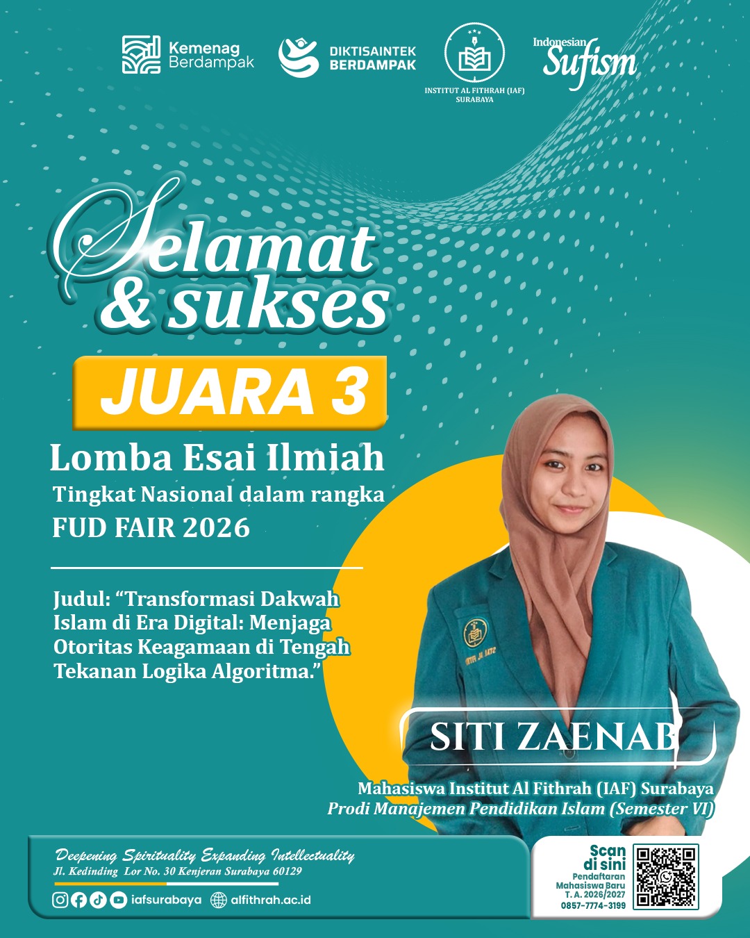 juara 3 lomba esai ilmiah nasional
