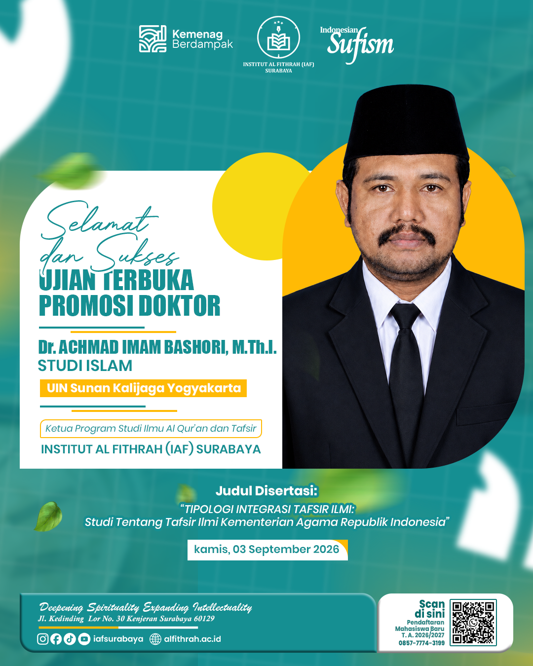 Ujian Terbuka Promosi Doktor