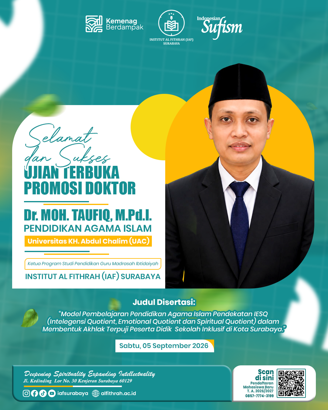 Ujian Terbuka Promosi Doktor