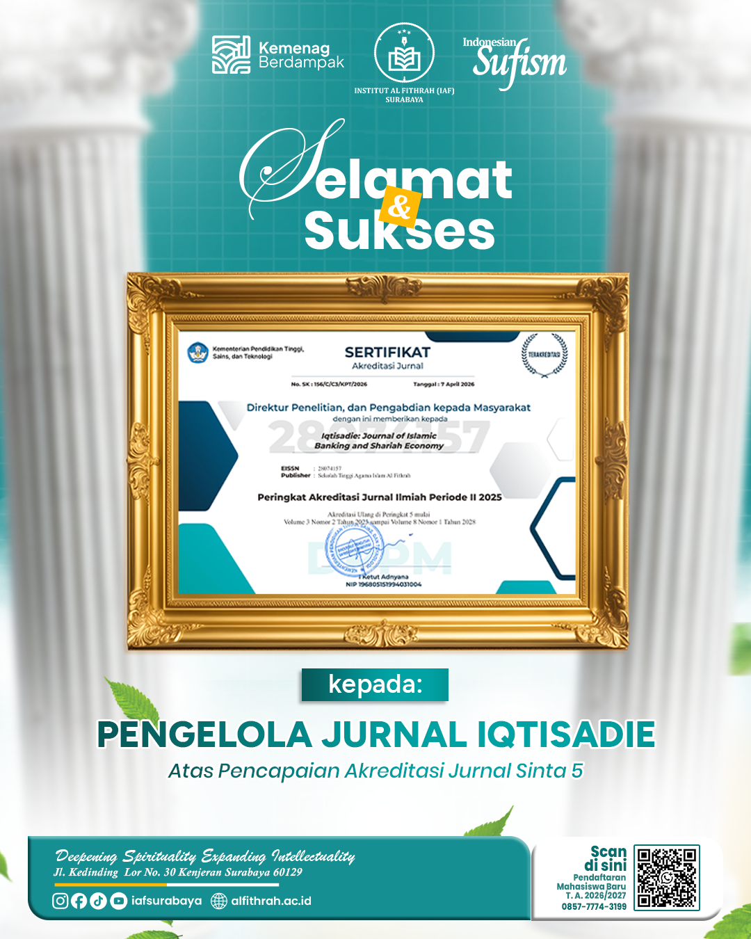 Akreditasi Jurnal SINTA 5