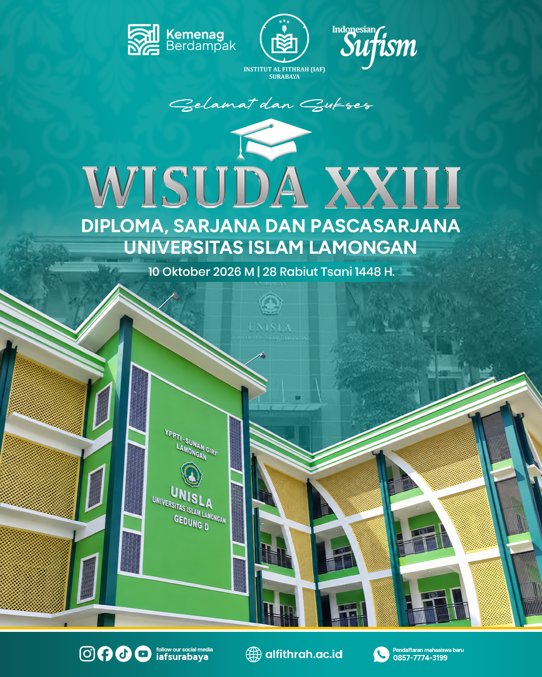 Wisuda XXIII Universitas Islam Lamongan