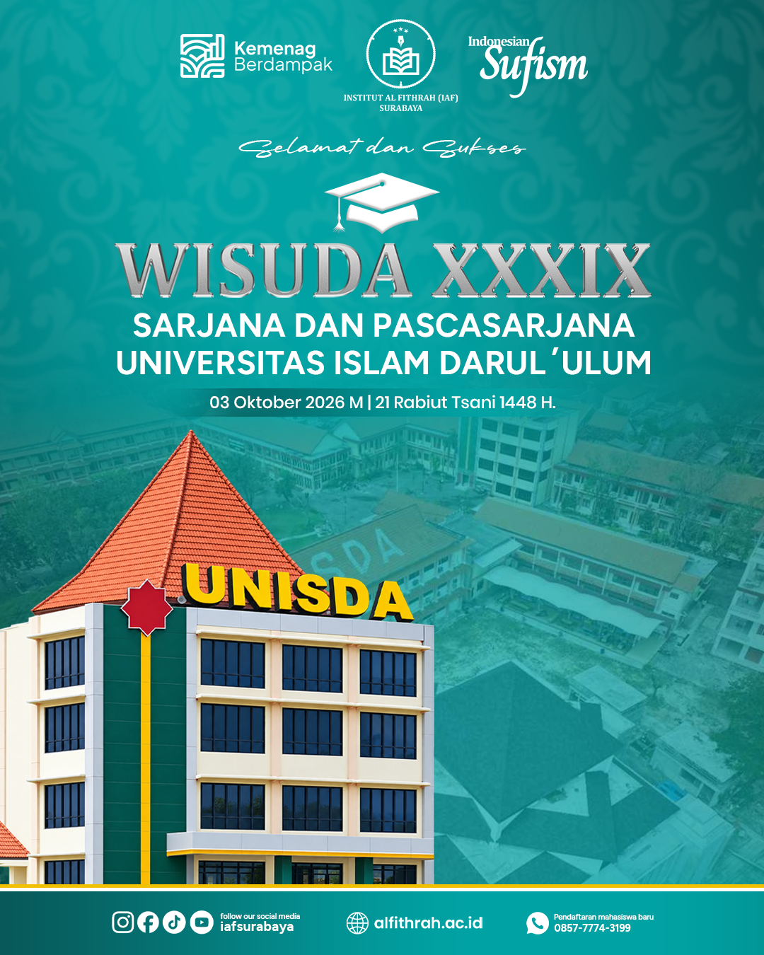 Wisuda XXXIX Universitas Islam Darul ’Ulum